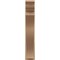 Ekena Millwork 7 1/2-in W x 34-in D x 40-in H Funston Trad Rough Cedar Woodgrain TimberThane Outlooker, Primed Tan OUTUR075X34X40FST04RCPR - alternate 2